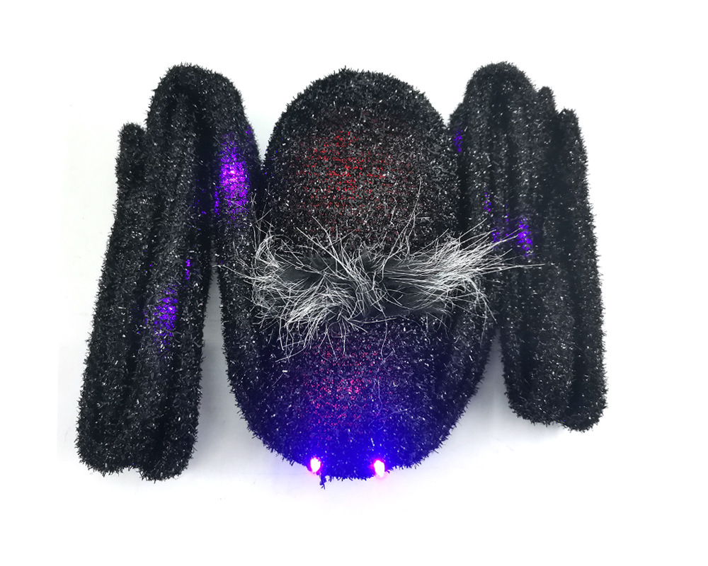 Amazon New Halloween 125cm Electric Big Spider Purple Gradient Light Spider Holiday Scary Decoration Plastic Spider Amazon New Halloween 125cm Electric Big Spider Purple Gradient Light Spider Holiday Scary Decoration Plastic Spider