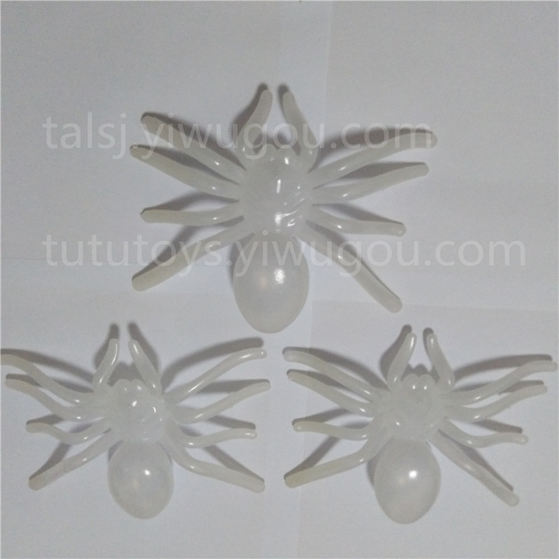  luminous spider luminous simulation of plastic spider Halloween scene layout props costumes accessories