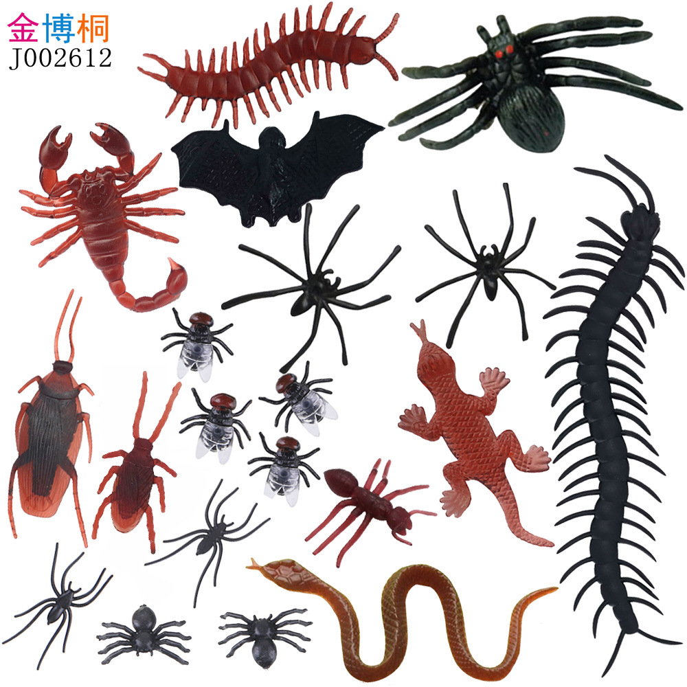 Plastic Small Spider Halloween Haunted House Venue Layout Props Simulation Spider Decoration Spider Plastic Spider