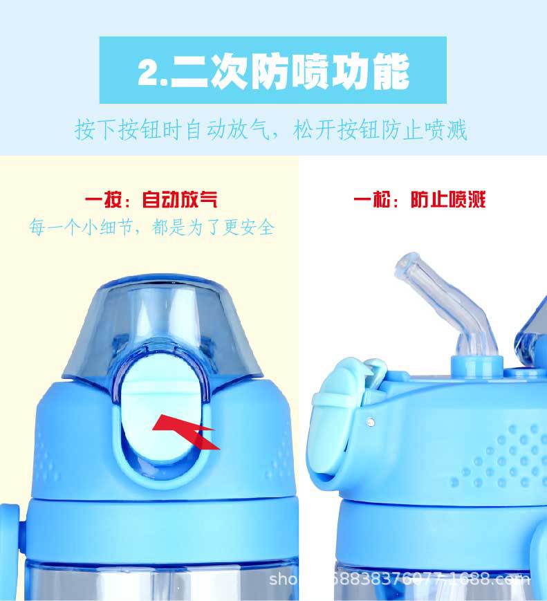 Disney Children's Summer Plastic Straw Kettle Tritan Marvel Spider-Man Kettle Men and Women Students 3228 Disney Children's Summer Plastic Straw Kettle Tritan Marvel Spider-Man Kettle Men and Women Students 3228