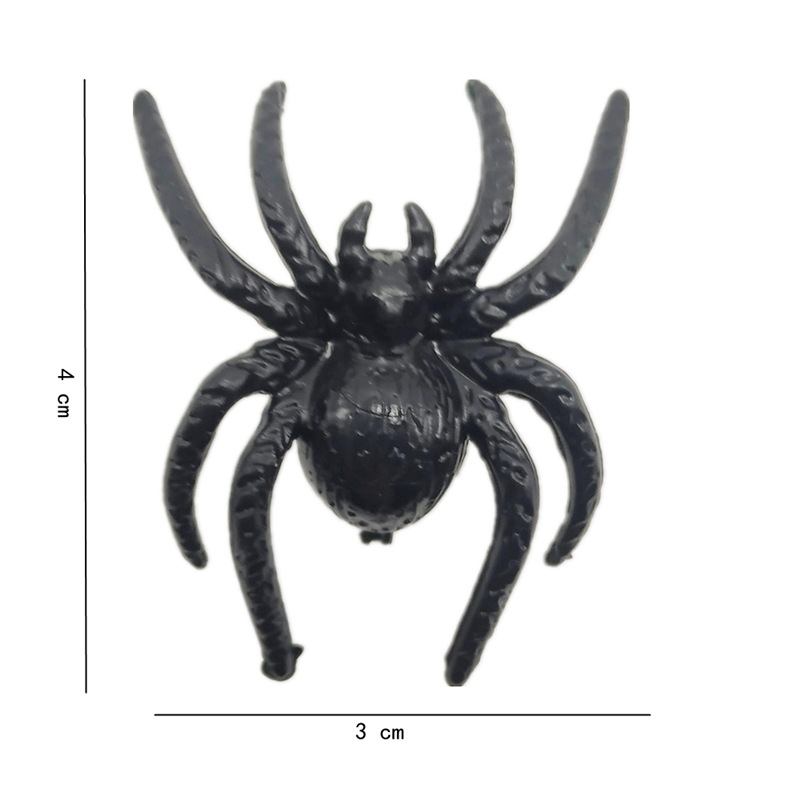 Fake Spider Halloween Spider Plastic Spider 12 Styles Can Be Mixed Amazon Cross-Border Toys
