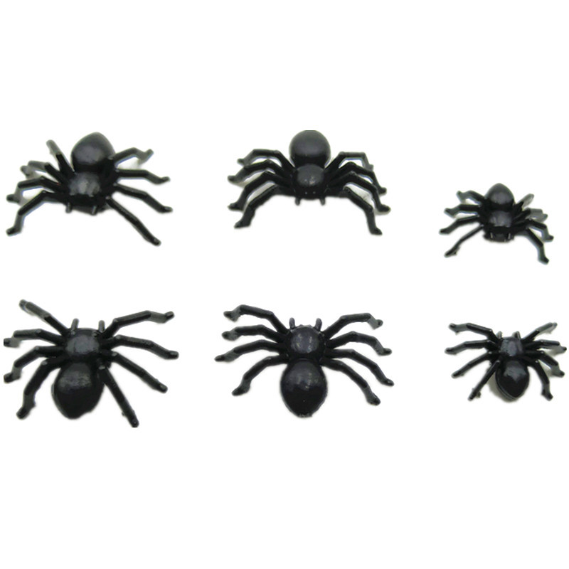 Simulation Spider Black Luminous Halloween Plastic Toy Mini Cotton Spider 3 Specifications