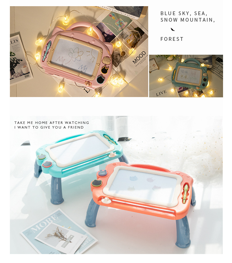 Large Children's Drawing Board Magnetic Drawing Board Color Little Child Toddler 1-3 Years Old Toy Magnetic Toy Large Children's Drawing Board Magnetic Drawing Board Color Little Child Toddler 1-3 Years Old Toy Magnetic Toy