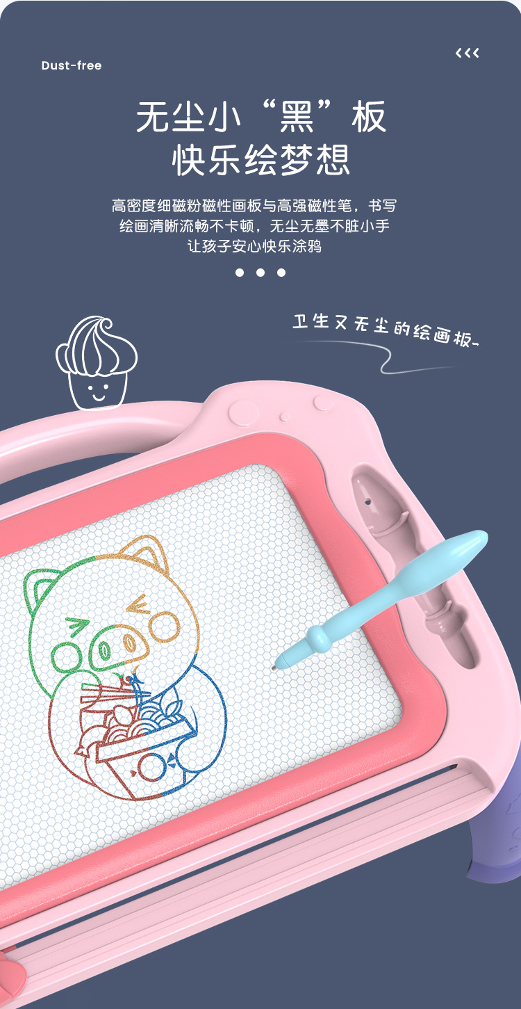 Large Children's Drawing Board Magnetic Drawing Board Color Little Child Toddler 1-3 Years Old Toy Magnetic Toy Large Children's Drawing Board Magnetic Drawing Board Color Little Child Toddler 1-3 Years Old Toy Magnetic Toy