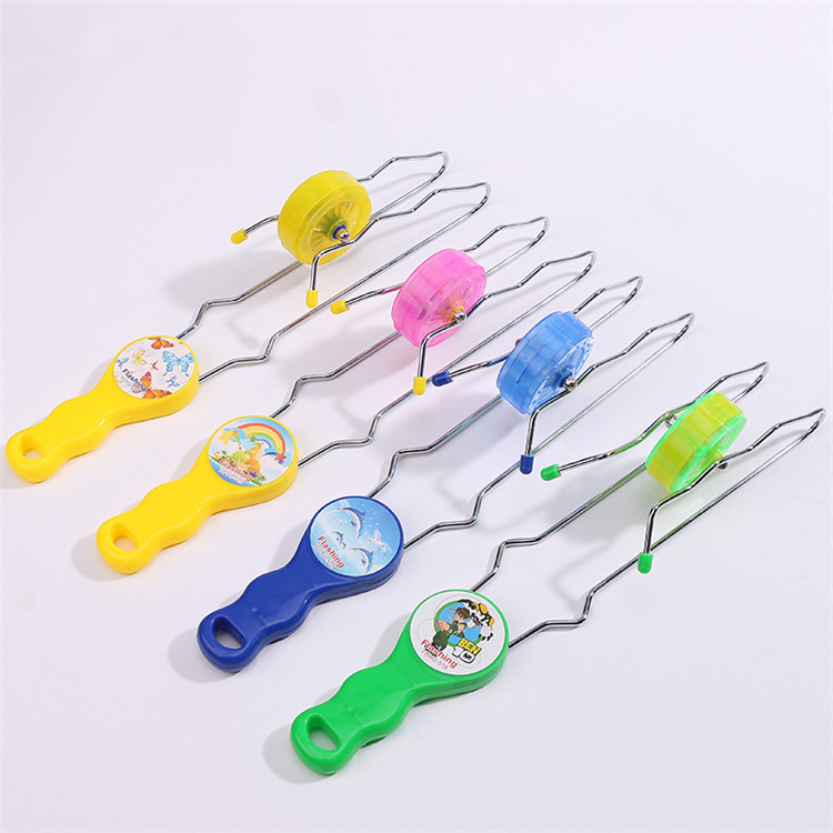 Luminous Iron Frame Yo-Yo Ball Track Flash Yo-Yo Children's New Exotic Toys YOYO Ball
