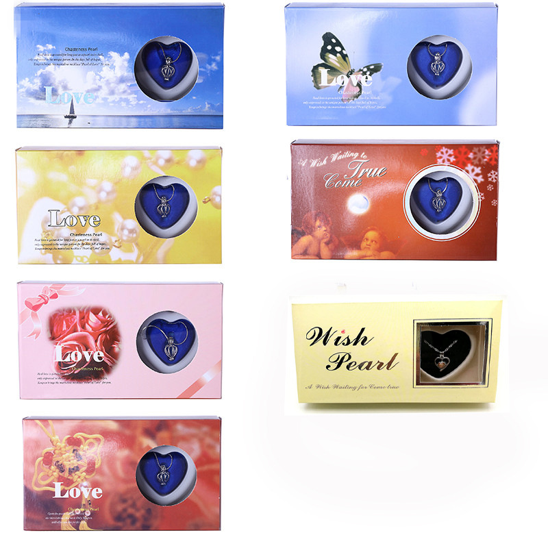 DIY Creative Necklace Ornament Gift Box Set Love Pearl Love Pearl Souvenir Birthday Holiday Gift