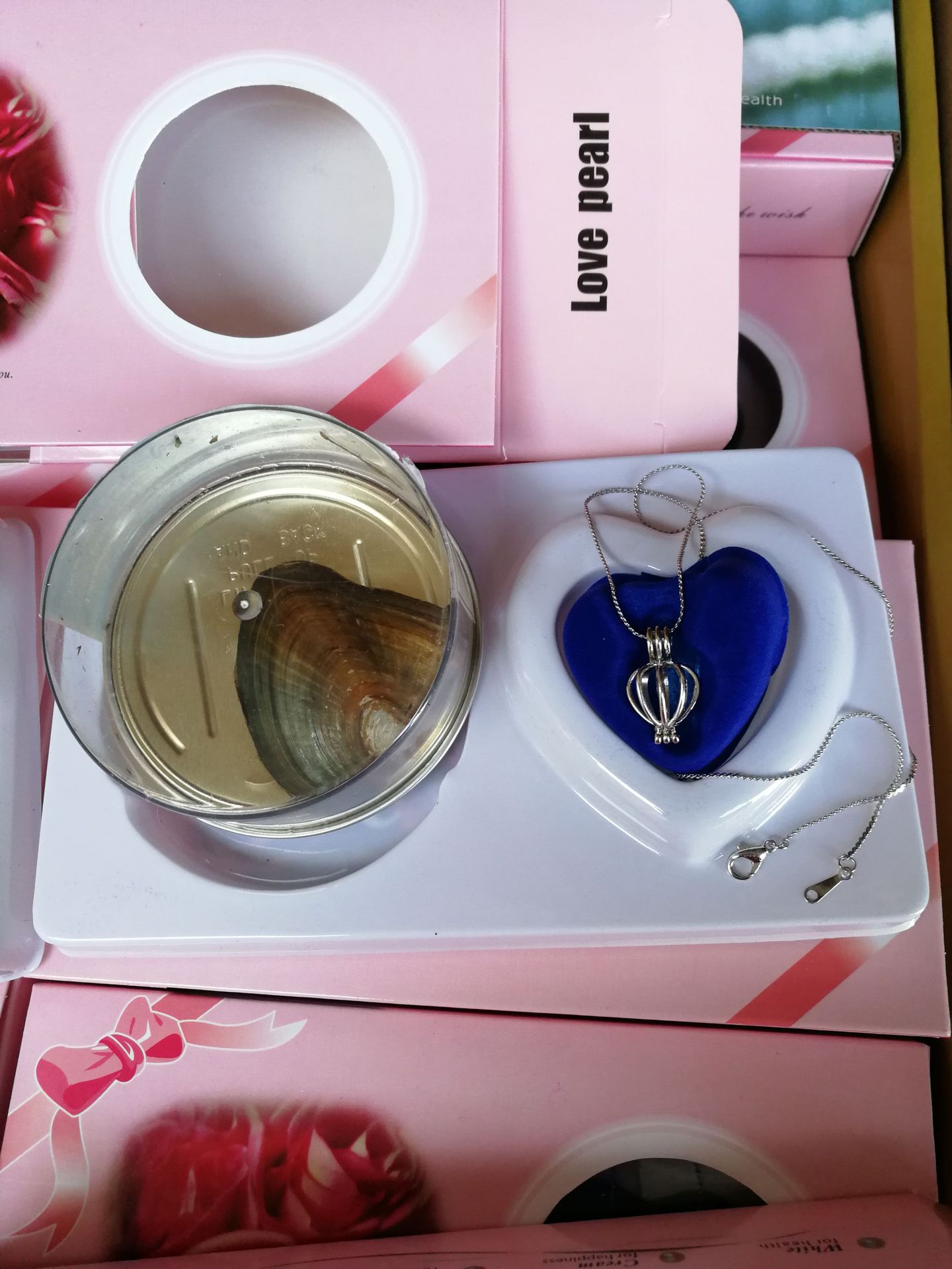 DIY Creative Necklace Ornament Gift Box Set Love Pearl Love Pearl Souvenir Birthday Holiday Gift