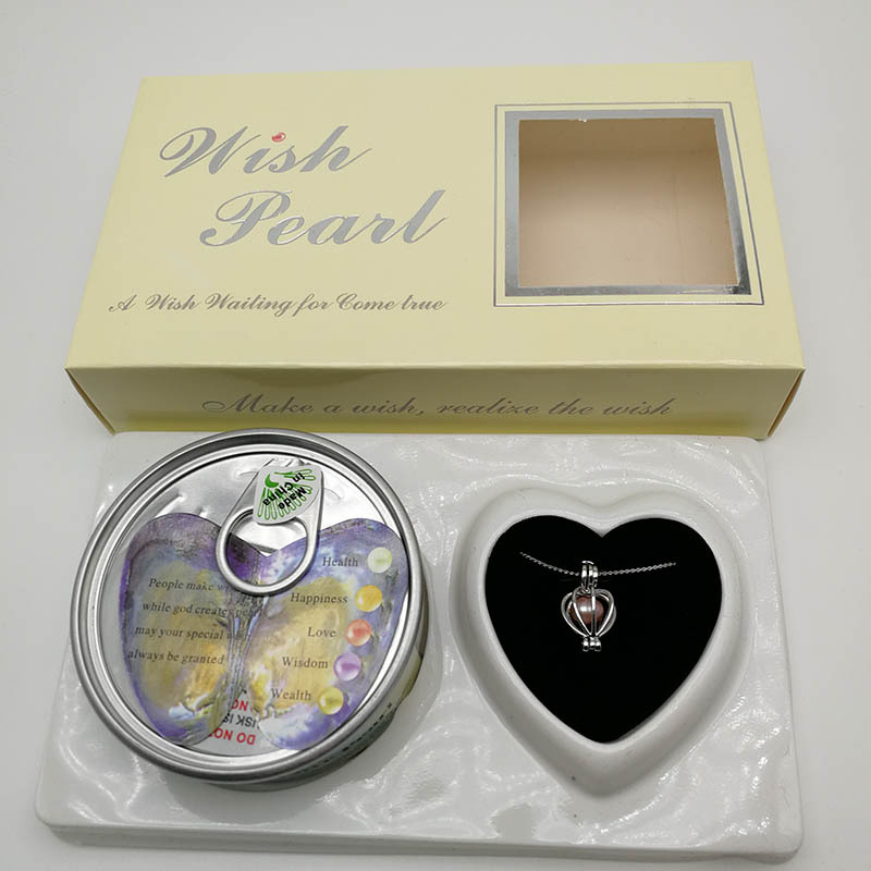 DIY Creative Necklace Ornament Gift Box Set Love Pearl Love Pearl Souvenir Birthday Holiday Gift