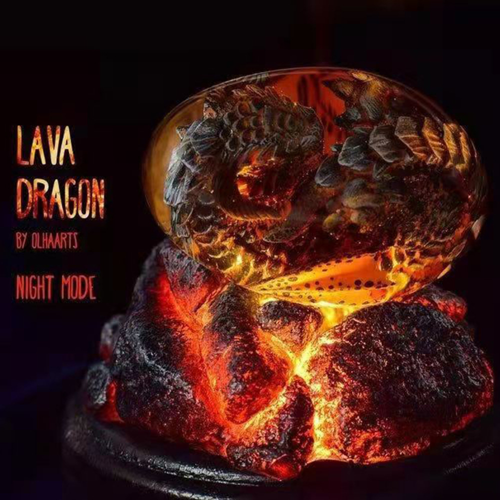 Cross-Border New Arrival Game Luminous Lava Dragon Egg Hobbit Harry Potter souvenir