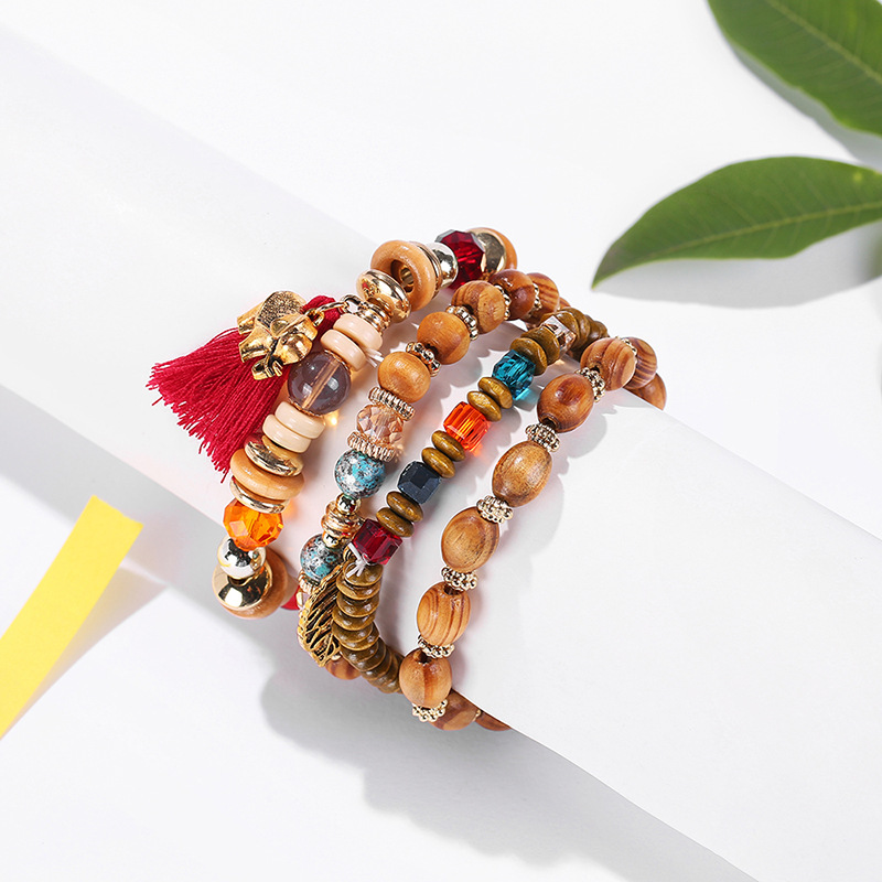 New MultiLayer Bracelet Bohemian Tassel Pendant Beaded Ethnic Scenic Spot Souvenir Decorative Bracelet New MultiLayer Bracelet Bohemian Tassel Pendant Beaded Ethnic Scenic Spot Souvenir Decorative Bracelet