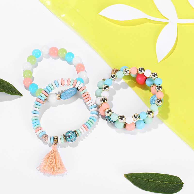 New MultiLayer Bracelet Bohemian Tassel Pendant Beaded Ethnic Scenic Spot Souvenir Decorative Bracelet New MultiLayer Bracelet Bohemian Tassel Pendant Beaded Ethnic Scenic Spot Souvenir Decorative Bracelet