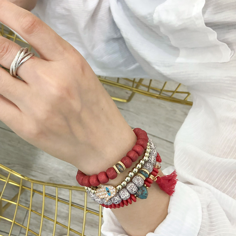 New MultiLayer Bracelet Bohemian Tassel Pendant Beaded Ethnic Scenic Spot Souvenir Decorative Bracelet New MultiLayer Bracelet Bohemian Tassel Pendant Beaded Ethnic Scenic Spot Souvenir Decorative Bracelet