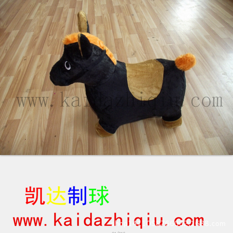 Factory direct selling wholesale inflatable horse music painting jump horse cartoon inflatable toy cloth horse