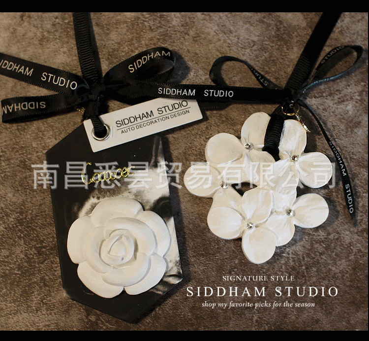 Accessories Aromatherapy Gypsum onBoard Perfume Car Fragrant Stone Aromatherapy Pendant Wedding Bridesmaid with Souvenir