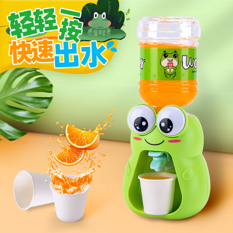 Can Water Mini Drinking Fountain Children Play House Kitchenware Small Drinking Machine Simulation Small Household Appliances Toys Hot Sale