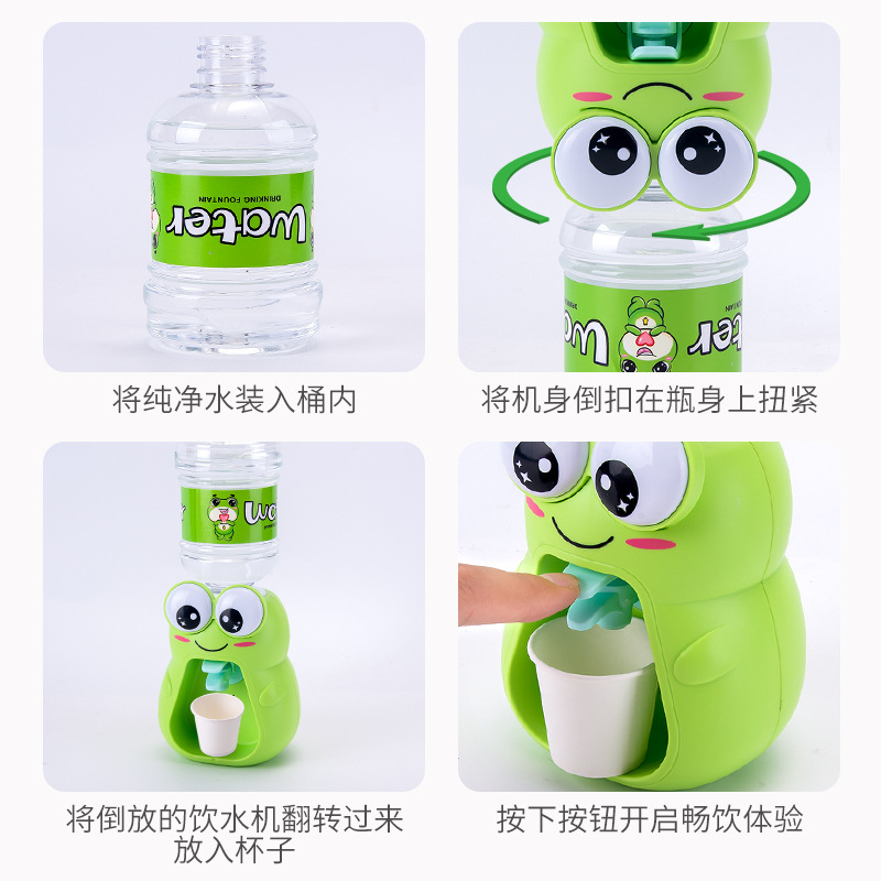Can Water Mini Drinking Fountain Children Play House Kitchenware Small Drinking Machine Simulation Small Household Appliances Toys Hot Sale