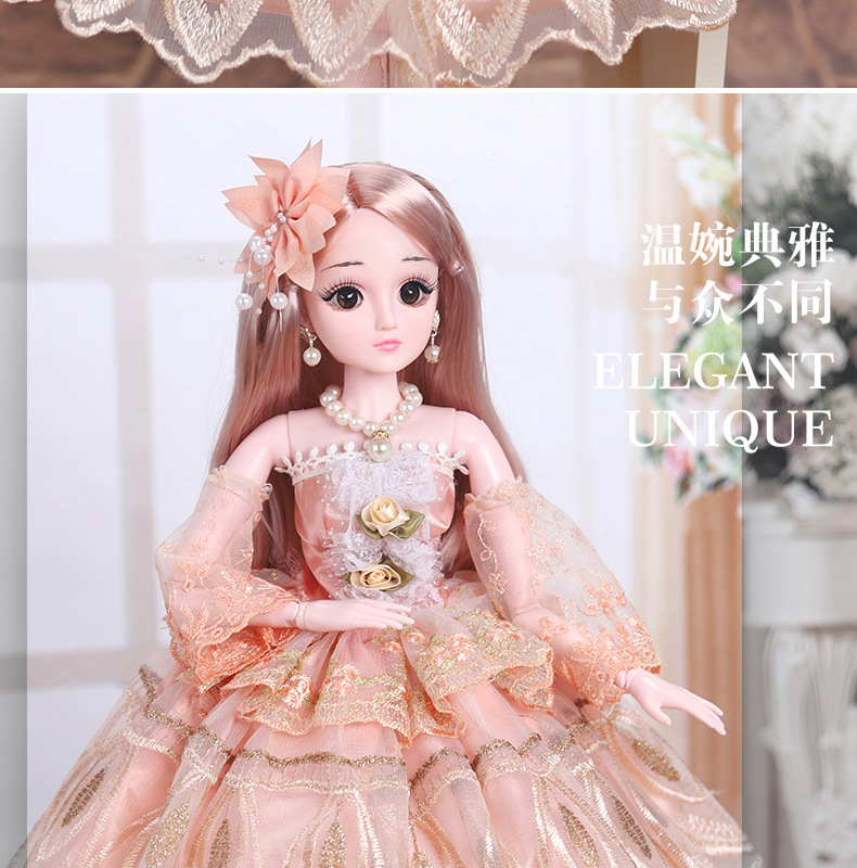 60cm Doll Set Gift Box Wedding Dress Girl Princess Single Play House Toy 60cm Doll Set Gift Box Wedding Dress Girl Princess Single Play House Toy