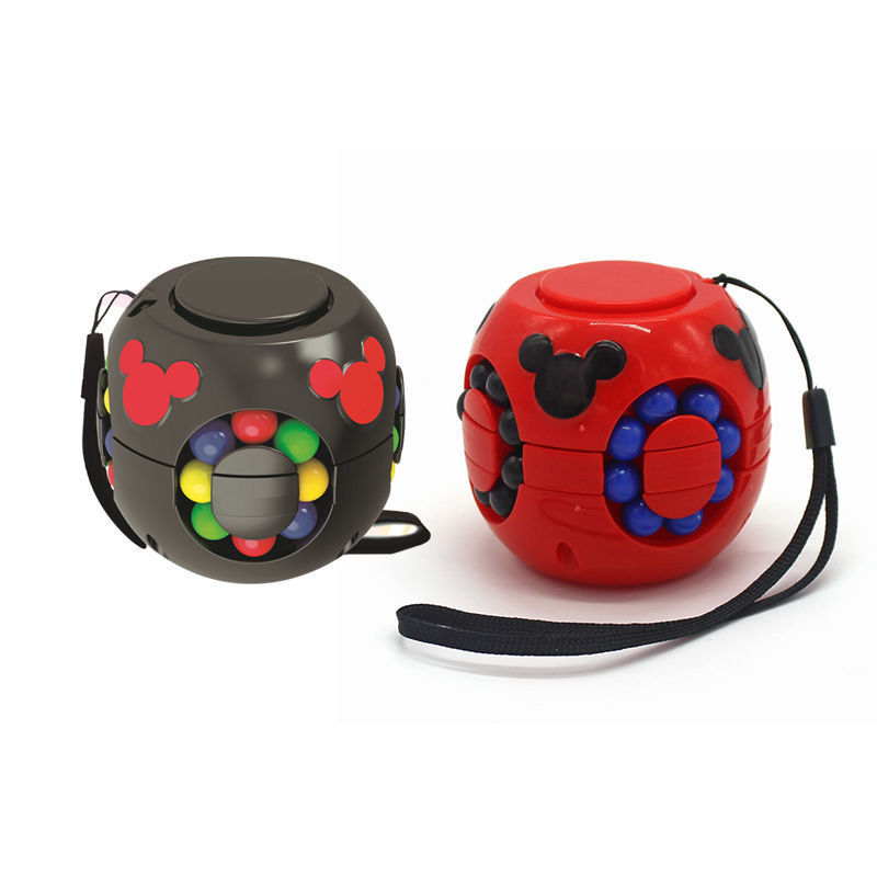 Children's Educational Mental Development Toy Hamburger Cube Hand Spinner Little Magic Bean TikTok Adult Pressure Reduction Artifact