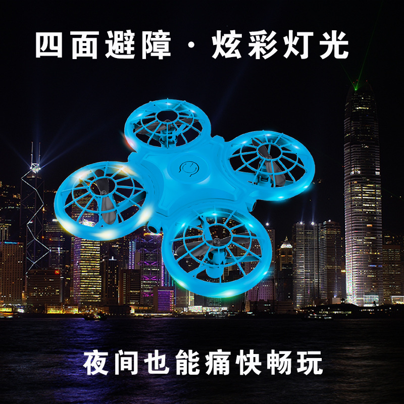 X10 Four-Side Infrared Obstacle Avoidance Four-Axis Aircraft Hand Throw UAV Gesture Sensor Remote Control Aircraft Airplane Model Toy