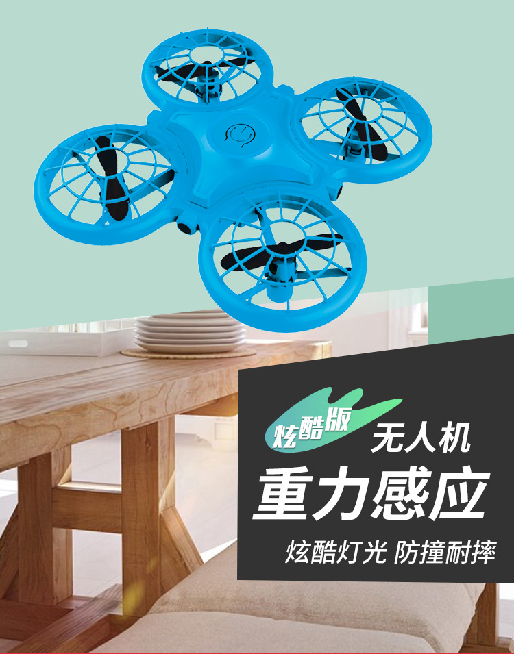 X10 Four-Side Infrared Obstacle Avoidance Four-Axis Aircraft Hand Throw UAV Gesture Sensor Remote Control Aircraft Airplane Model Toy