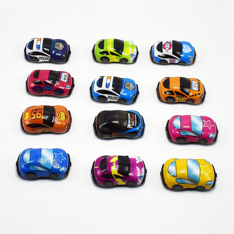 Children's Cartoon PVC Soft Shell Power Control Car Aircraft Small Racing Car Insect Scooter Model Toy