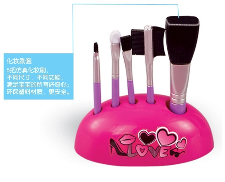 Amazon Play House Half-Length Doll Set Comb Hair Makeup Hair Dryer Hairdressing Simulation Model Toy Wholesale