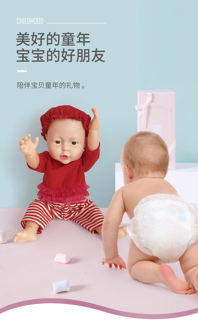 Housekeeping Yuesao Training Nursing Care Trainer Rebirth Vinyl Soft Rubber Simulation Doll Baby Model Toy Doll Factory