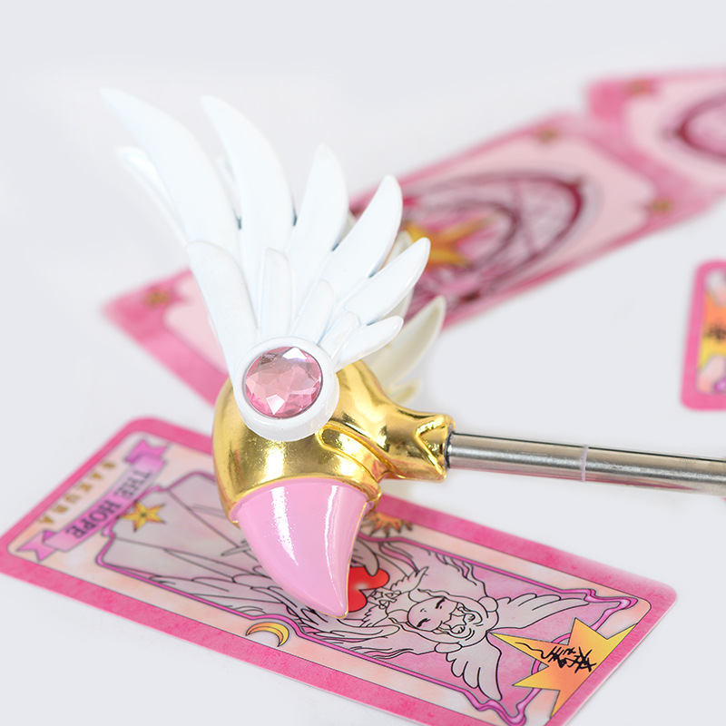 Cardcaptor Sakura Shapeshifting Robot Doll Model Toy Clow Magic Battle Alloy Retractable Extra Large Girl Pink