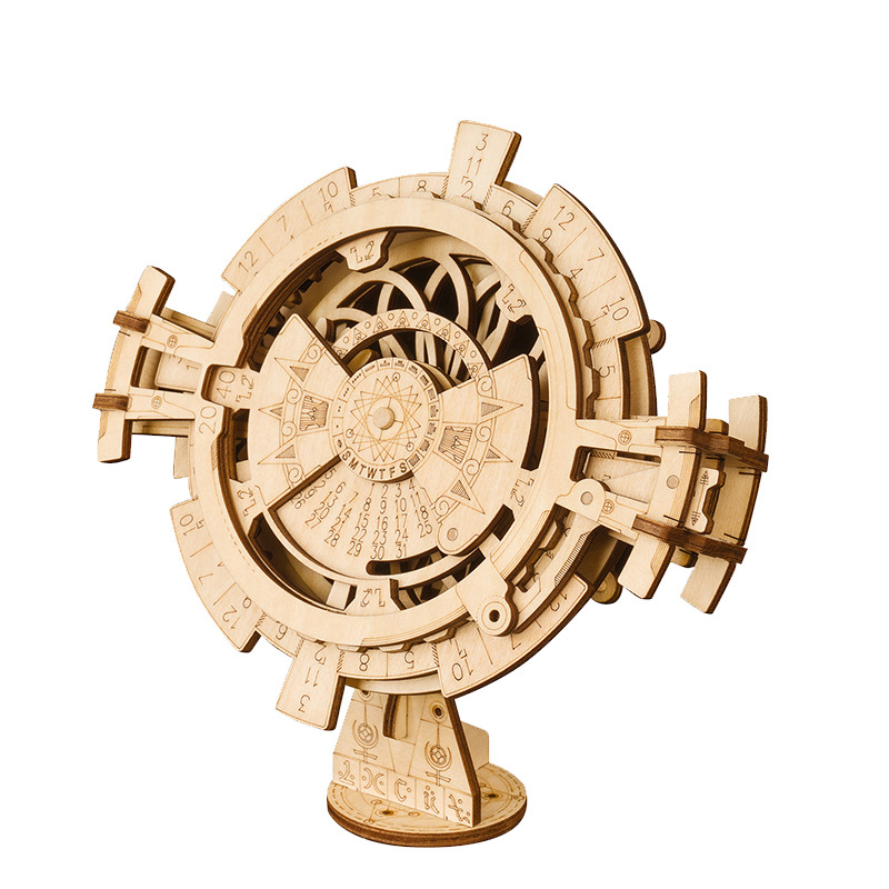 Robotime Ruoke Mechanical Transmission Model Wooden Handmade Assembly 3D Puzzle Model Toy Decoration Creative Gift