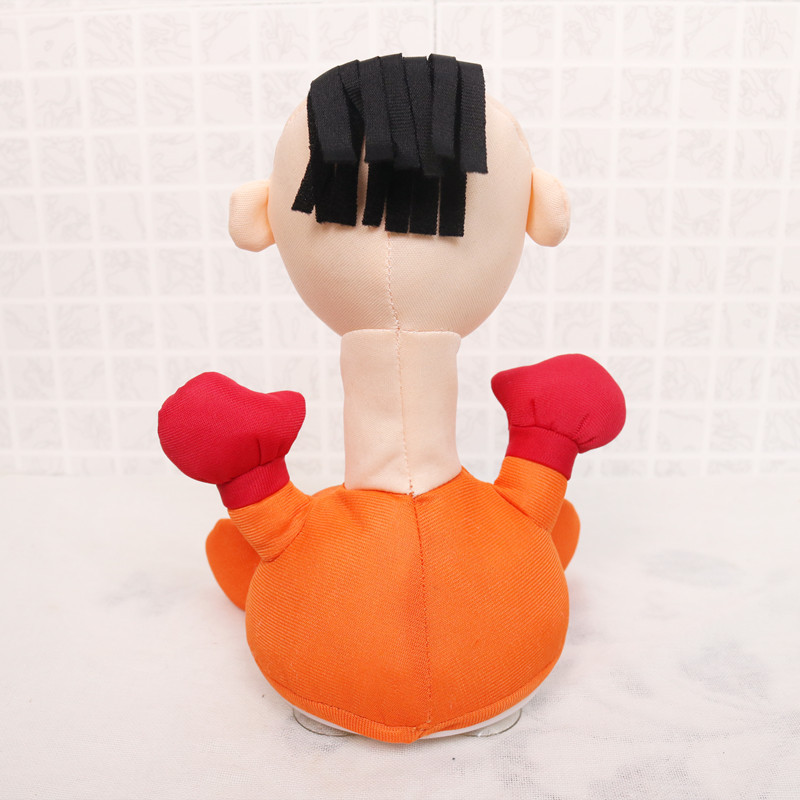 Cross-Border Supply Beaten Punch Me Villain Electric Plush Toy Creative Vent Scream Doll TikTok Same Style