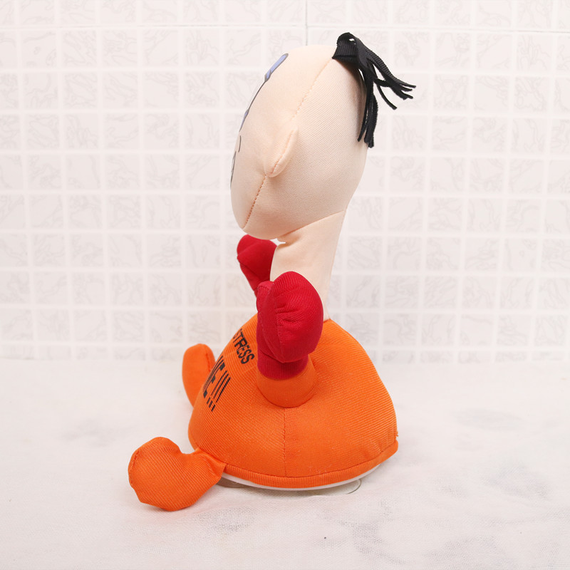 Cross-Border Supply Beaten Punch Me Villain Electric Plush Toy Creative Vent Scream Doll TikTok Same Style