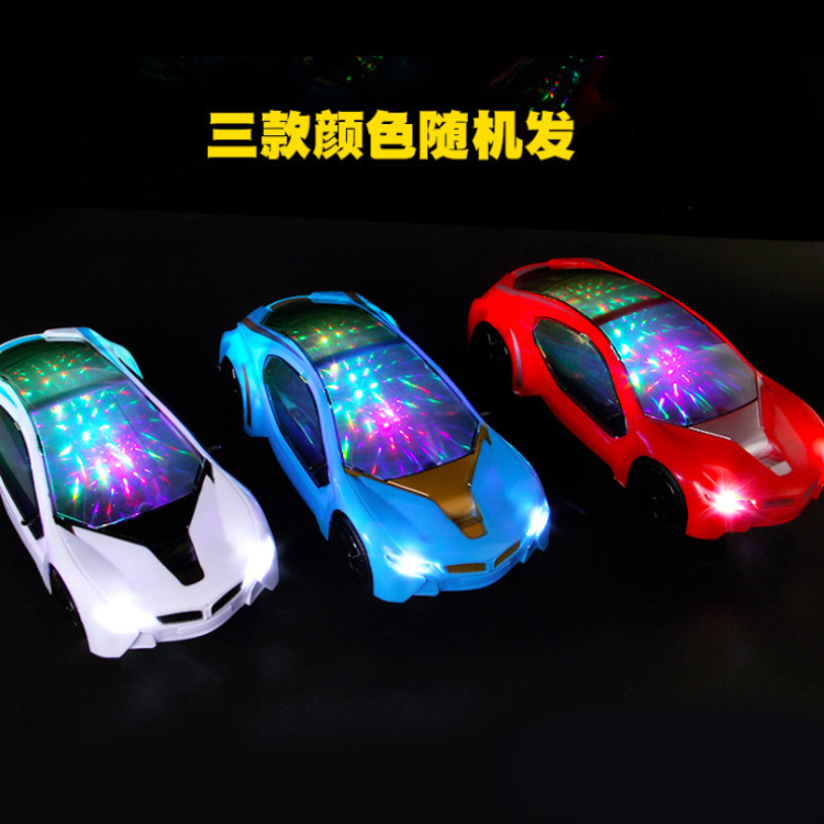 Children&#039;s Electric Toy Car Luminous Music Universal Car with Light Children&#039;s Gift Toy Wholesale Stall Supply