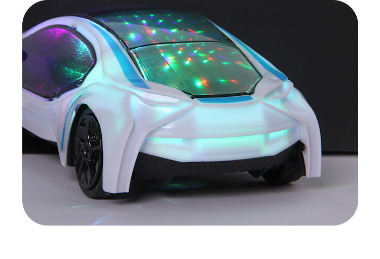 Children's Electric Toy Car Luminous Music Universal Car with Light Children's Gift Toy Wholesale Stall Supply