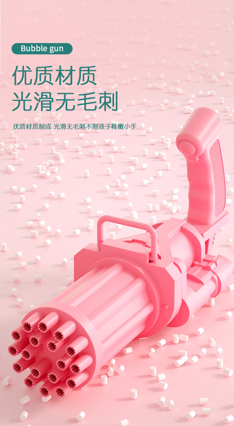 Free Shipping Internet Celebrity Gatling Bubble Machine Electric Automatic Camera Cartoon Bubble Gun Children's Toy Stall