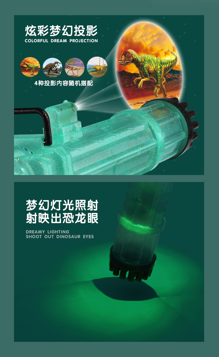 Free Shipping Internet Celebrity Gatling Bubble Machine Electric Automatic Camera Cartoon Bubble Gun Children's Toy Stall