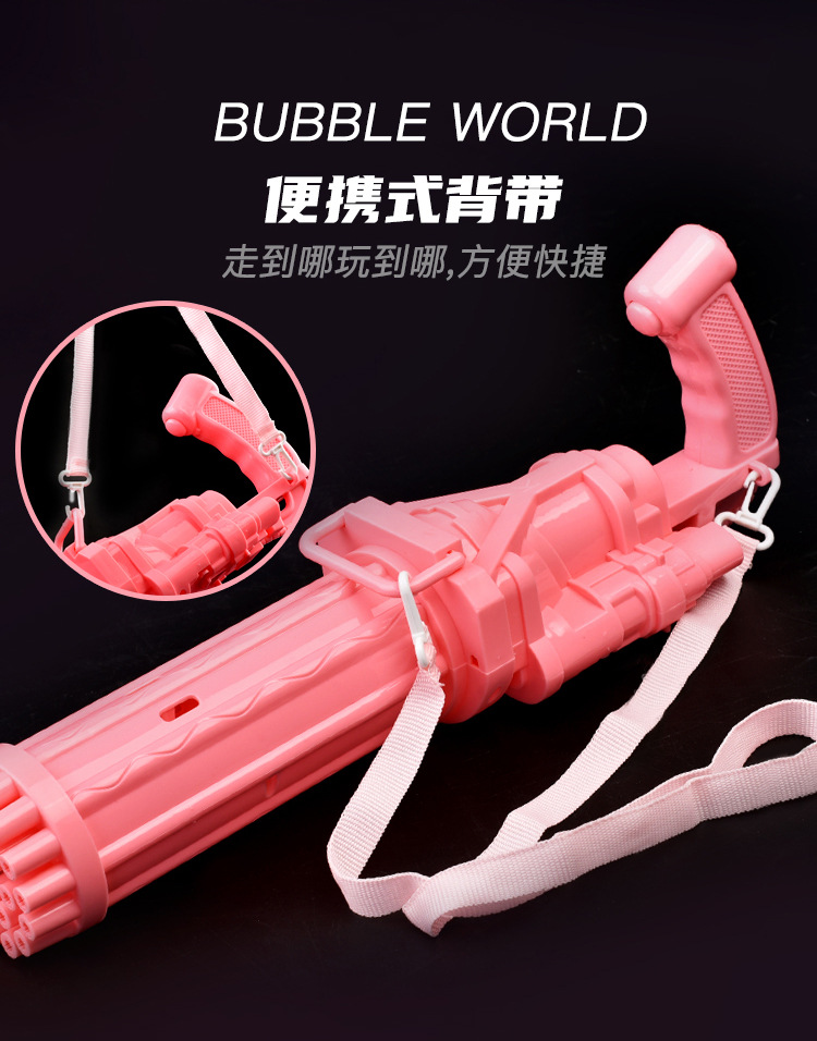 Free Shipping Internet Celebrity Gatling Bubble Machine Electric Automatic Camera Cartoon Bubble Gun Children's Toy Stall