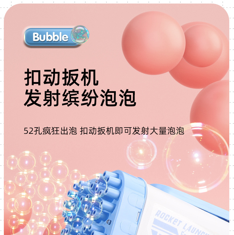 Free Shipping Internet Celebrity Gatling Bubble Machine Electric Automatic Camera Cartoon Bubble Gun Children's Toy Stall