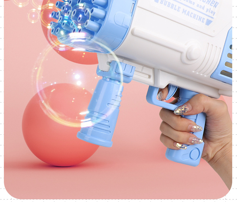 Free Shipping Internet Celebrity Gatling Bubble Machine Electric Automatic Camera Cartoon Bubble Gun Children's Toy Stall