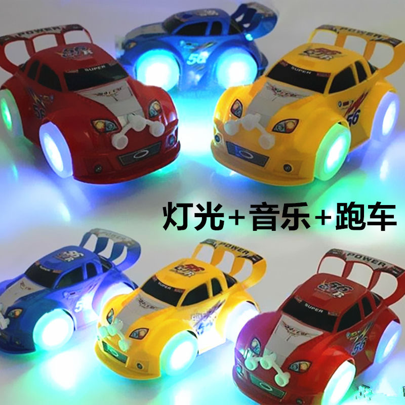 Children&#039;s Toy Car Super Dazzling Universal Luminous Music CAR Children&#039;s Toy Electric Toy Racing Car Hot Sale Wholesale