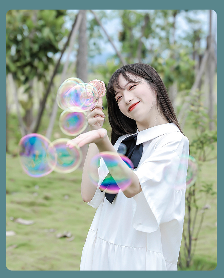 Machine Camera Trending on TikTok Same Live Broadcast Small Pink Pig Bubble Machine All Electric Children Toy Bubble Gun