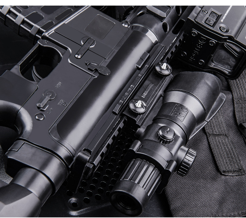 Le shuo m416 full of electric water bomb gun boy assault step grab jedi eat chicken set survival toy gun for children