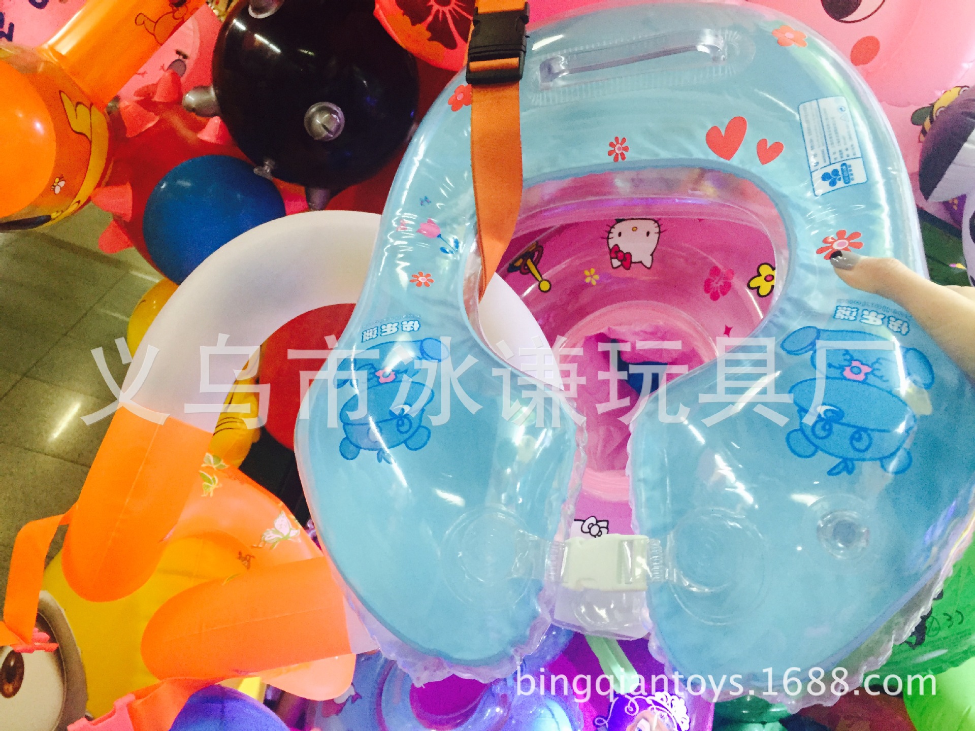 Toys, inflatable toys children swimming ring ring underarm baby BB ring factory direct sales