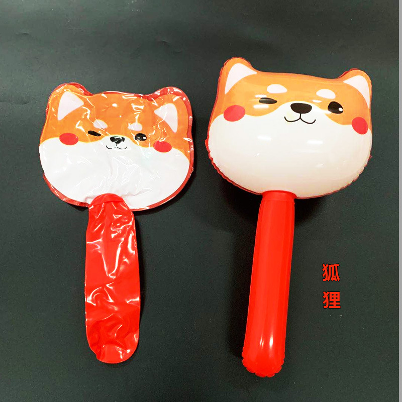 Stall Supply Children's Inflatable Toys Extra Thick Band Bell Cartoon Inflatable Hammer Hammer Toys Wholesale Scan Code Push Stall Supply Children's Inflatable Toys Extra Thick Band Bell Cartoon Inflatable Hammer Hammer Toys Wholesale Scan Code Push