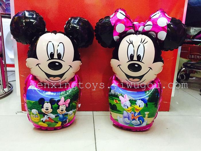 PVC children's inflatable toys aluminum film inflatable tumbler Mitch Mini Vinnie PVC children's inflatable toys aluminum film inflatable tumbler Mitch Mini Vinnie