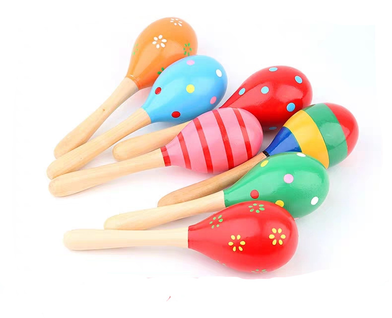 Medium 20cm Sand Hammer Kindergarten Early Education Music Children's Grip Wooden Maracas Training Baby Toy Orff Medium 20cm Sand Hammer Kindergarten Early Education Music Children's Grip Wooden Maracas Training Baby Toy Orff