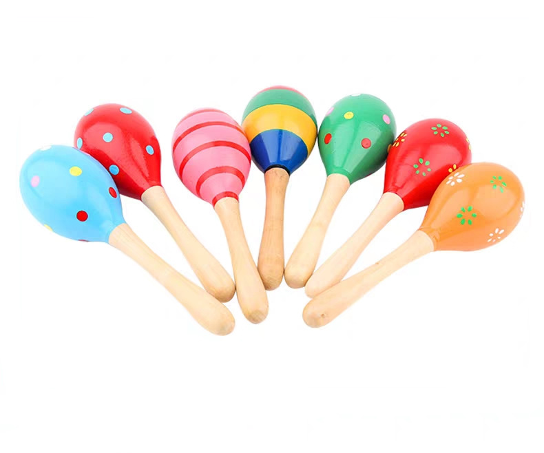 Medium 20cm Sand Hammer Kindergarten Early Education Music Children's Grip Wooden Maracas Training Baby Toy Orff Medium 20cm Sand Hammer Kindergarten Early Education Music Children's Grip Wooden Maracas Training Baby Toy Orff