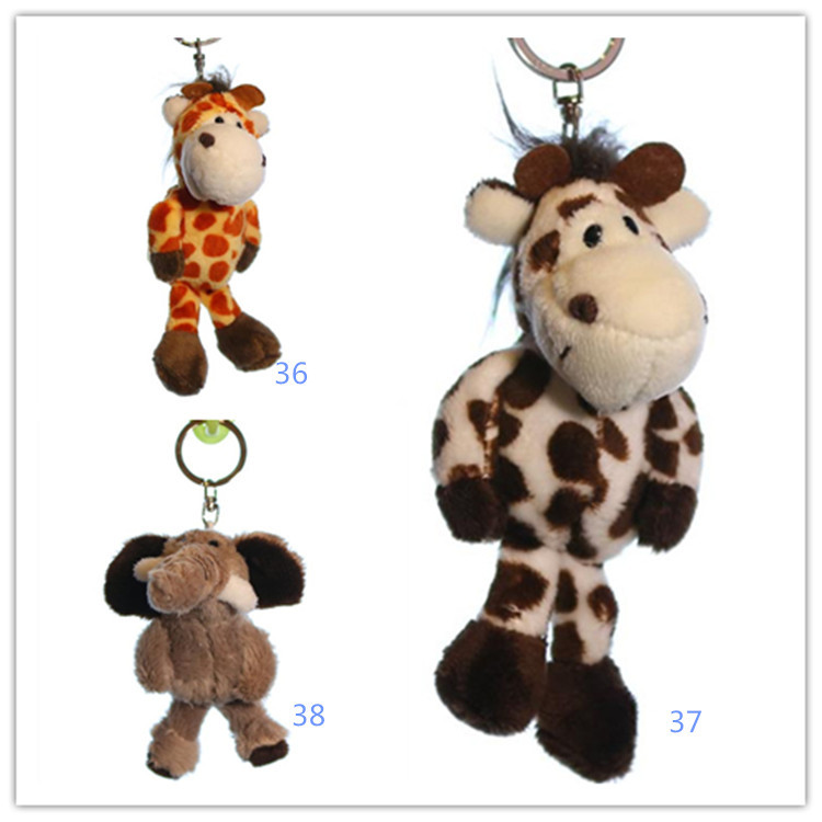 Paula Cartoon Forest Animal Series 1 Plush Pendant Cell Phone Bag Car Key Ring Pendant Creative Gift Paula Cartoon Forest Animal Series 1 Plush Pendant Cell Phone Bag Car Key Ring Pendant Creative Gift