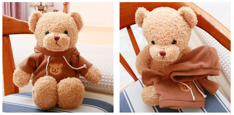 Teddy Bear Doll Plush Toys Children's Pillow Ragdoll Night Market Ferrule Gift Present Floor Push Stall