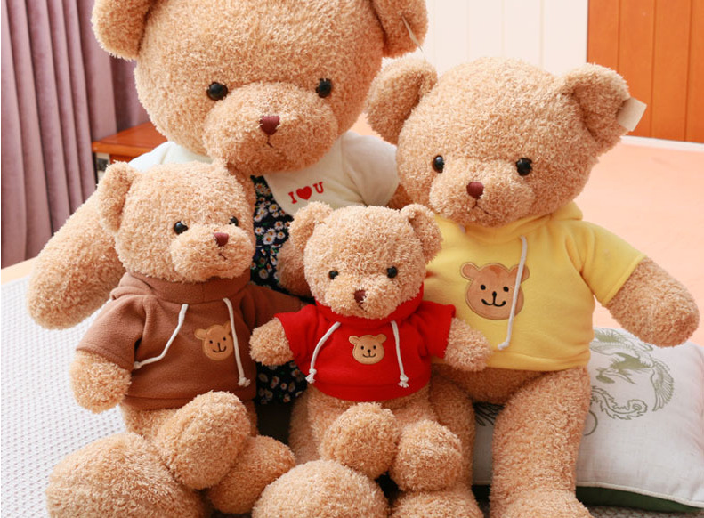 Teddy Bear Doll Plush Toys Children's Pillow Ragdoll Night Market Ferrule Gift Present Floor Push Stall