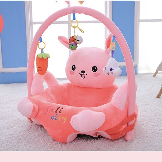Cartoon Baby Learning Seat Infant Safety Small Chair Portable Children&#039;s Sofa Plush Toys Wholesale